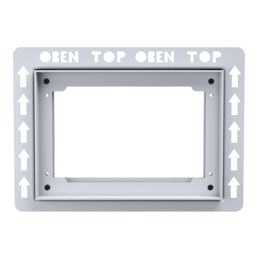 Inbouwramen bedieningsplaten Type II wit