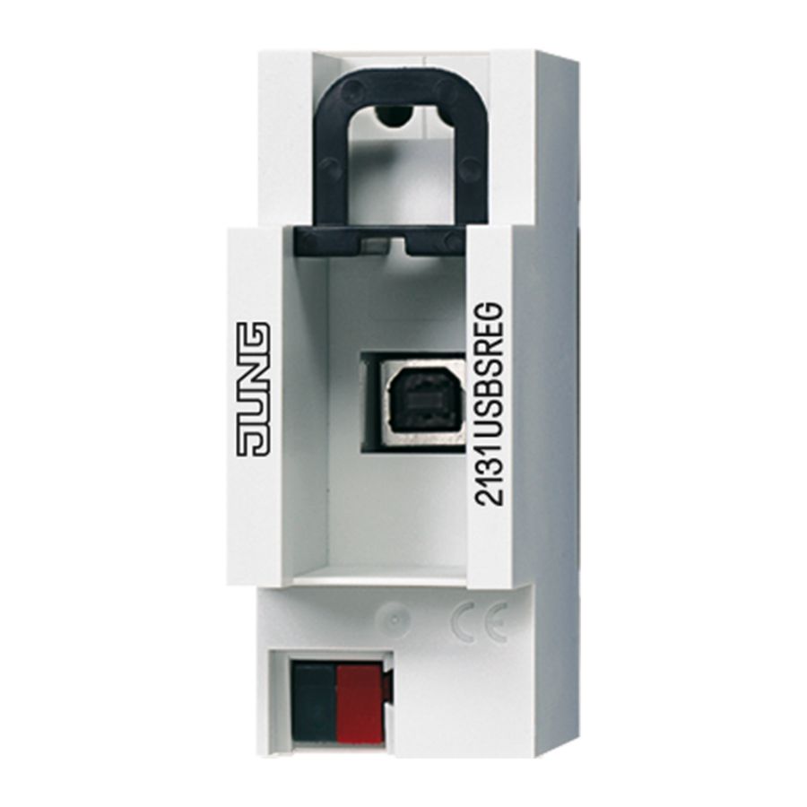 USB data-aansluiting DIN-rail Secure KNX