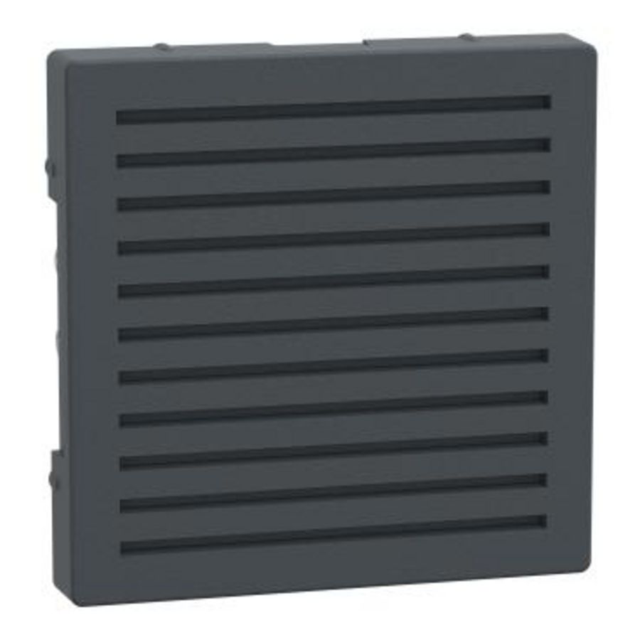 Afdekplaat Merten System m voor luidspreker antraciet