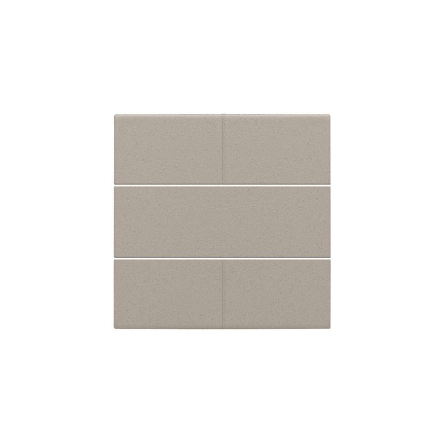 Afwerkingsset voor 4-voudige potentiaalvrije drukknop 24V claystone textured