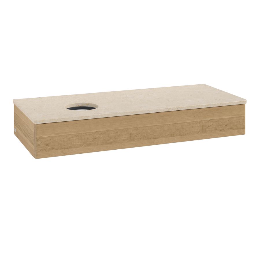 Wastafelonderkast Antao 1200x190x500mm Honey Oak K11013HN