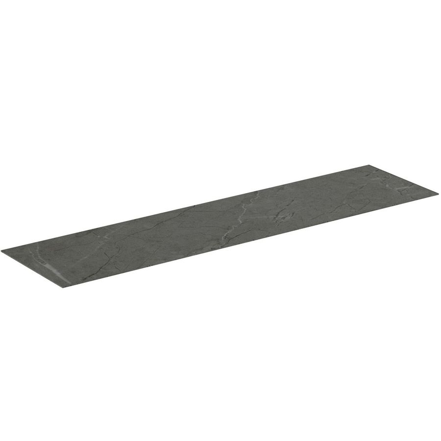 Conca keramisch afdekblad 2000x505x6mm zonder uitsnijding stone grey