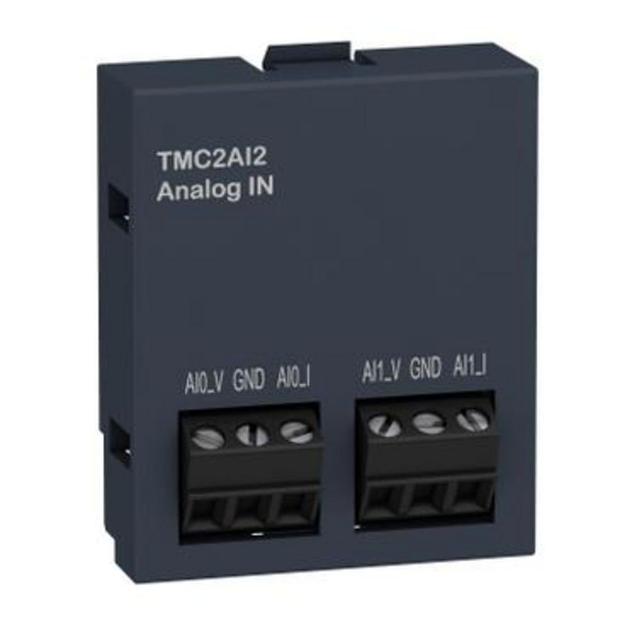 Cartridge I/O uitbreiding 2 analoge ingangen Modicon M221