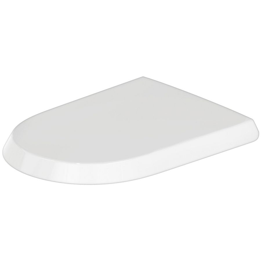QATEGO #002749 closetzitting wit hoogglans softclose afneembaar