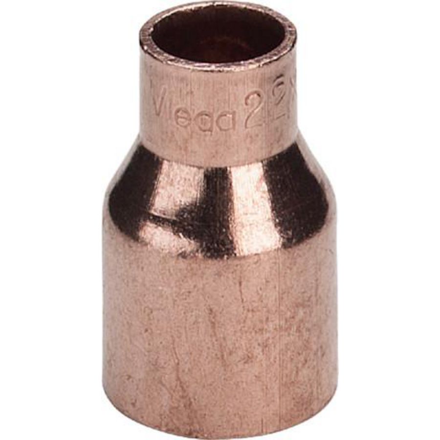 Inschuifsok soldeer 15mm spie x 10mm mof roodkoper 95243 VVE=10