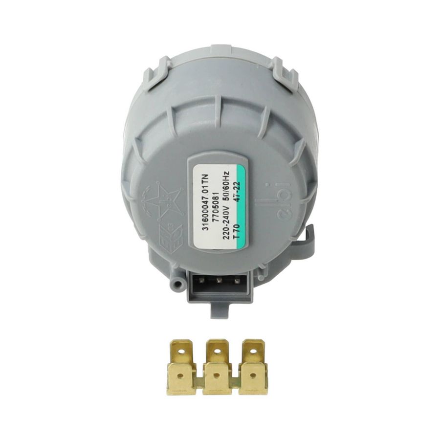 Motor driewegklep (grijs)