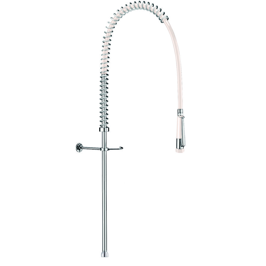 Voorspoelkolom + sproeier 433000 z. kraan lange kolom F3/4"