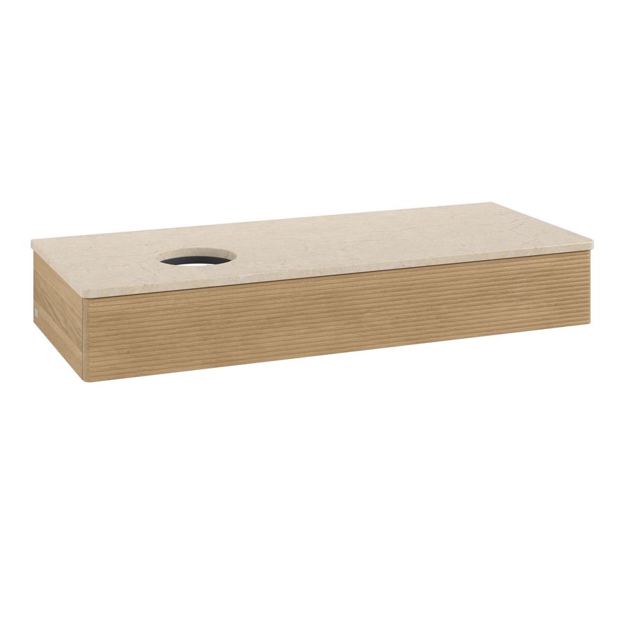 Wastafelonderkast Antao 1200x190x500mm Honey Oak K11113HN