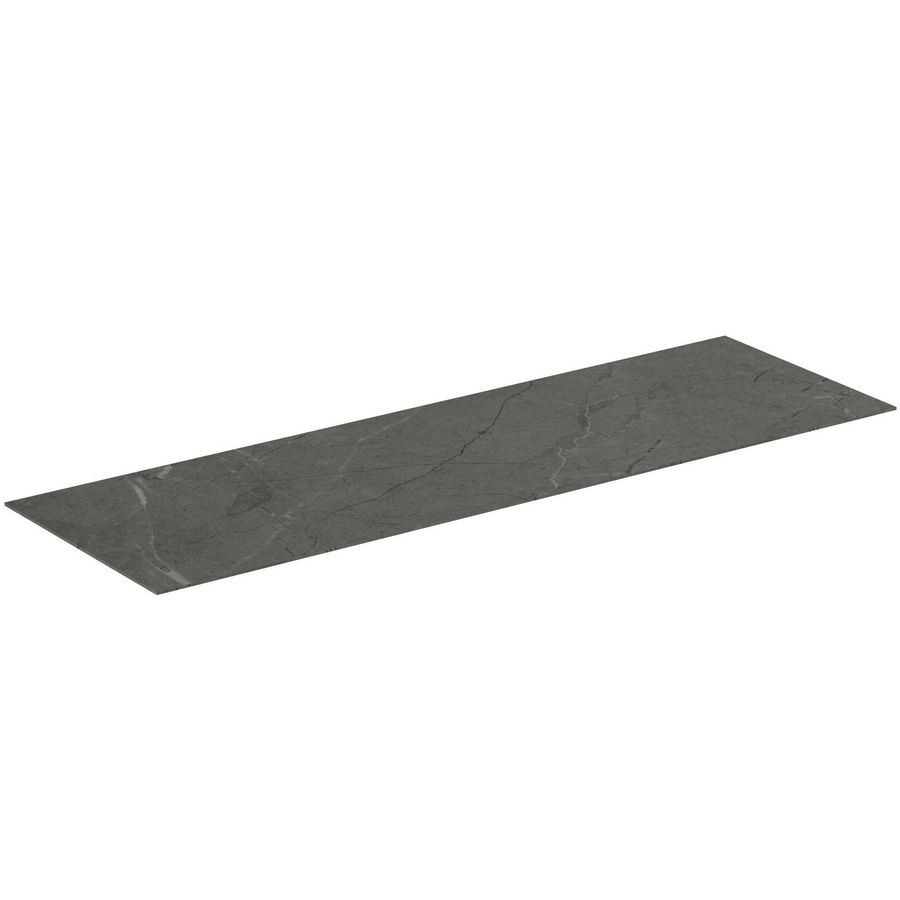 Conca keramisch afdekblad 1600x505x6mm zonder uitsnijding stone grey