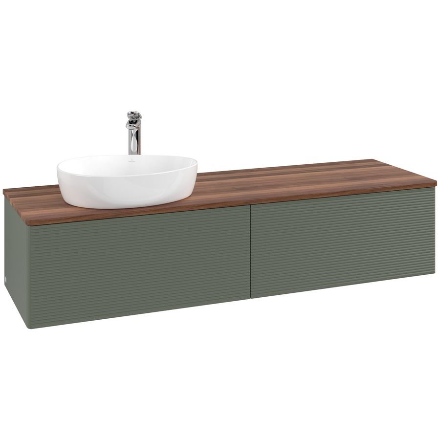 Wastafelonderkast Antao 1600x360x500mm L.Green Matt Lacquer K37152HL