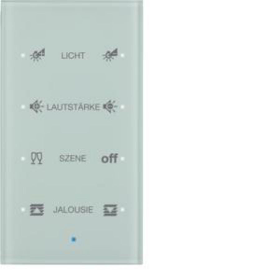 Tastsensor KNX-touch geconfig. 4-v berker TS Sensor glas