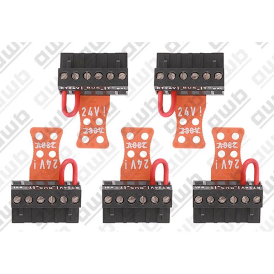 Set a 5st. Connector 6-wegklep 0020097304