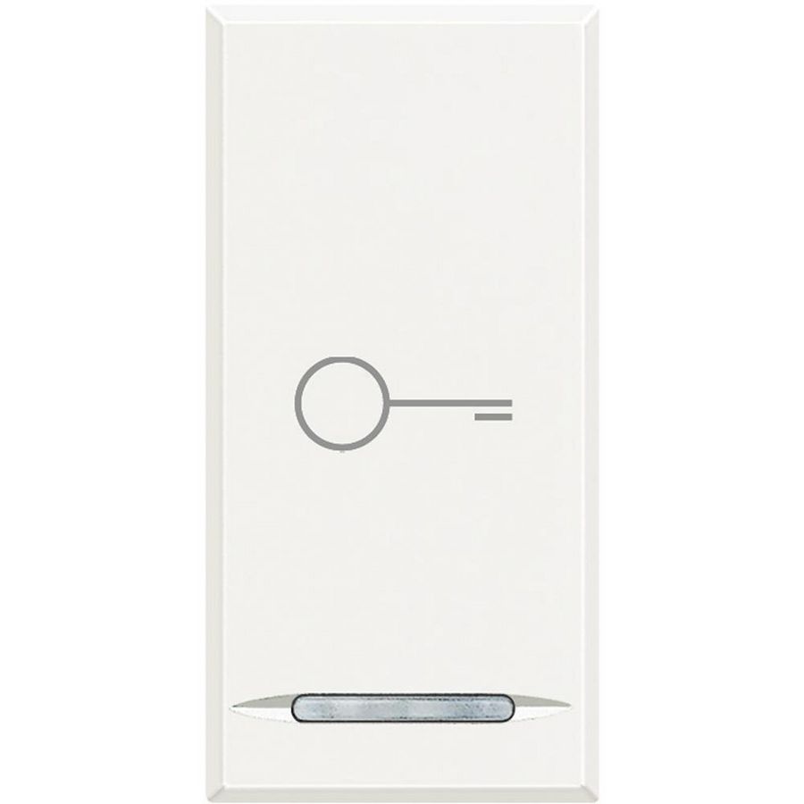 Wipschakelaar Sleutel 1f 1 module Axolute White VVE=10