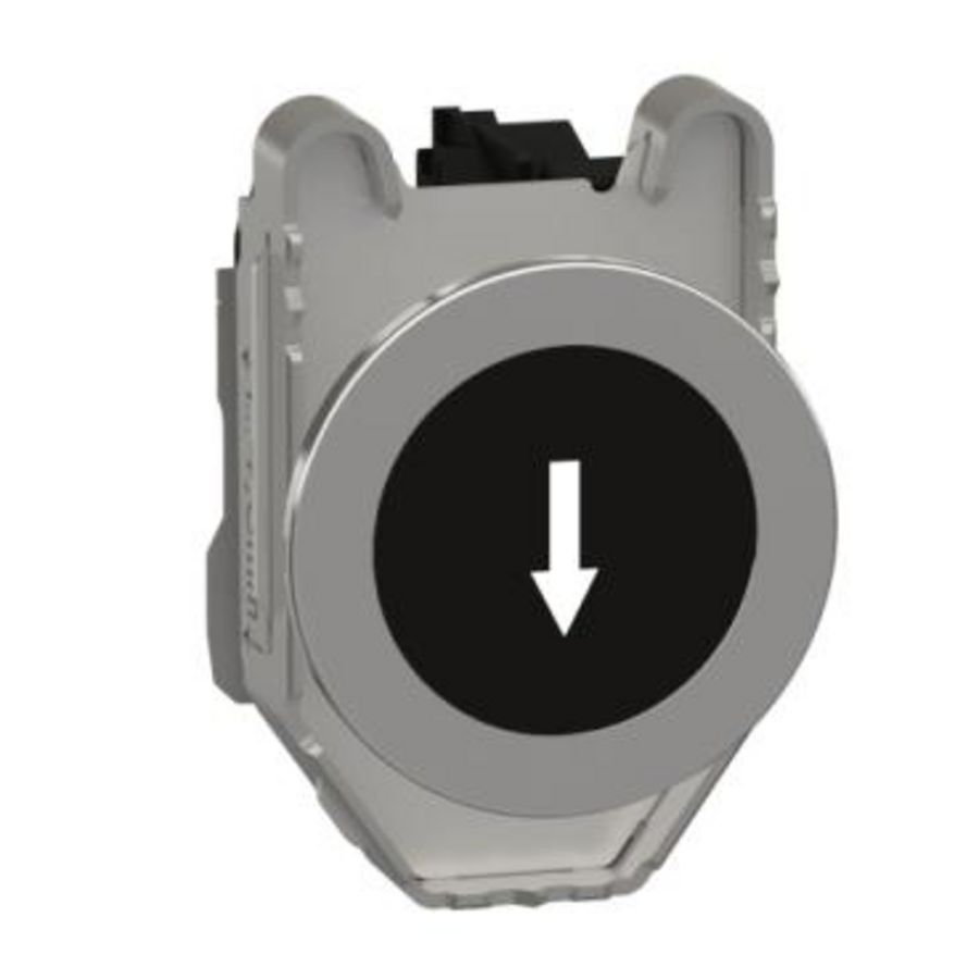 Drukknop Verzonken Metaal Terugvering 30mm 1NO Gem XB4
