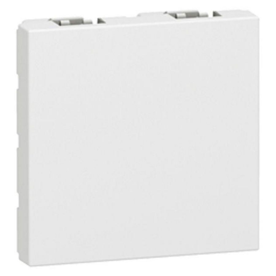 Blindplaat 2 modulen wit Mosaic