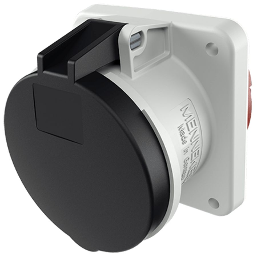 Inbouwwandcontactdoos 63A 4-polig  7H 500V IP44