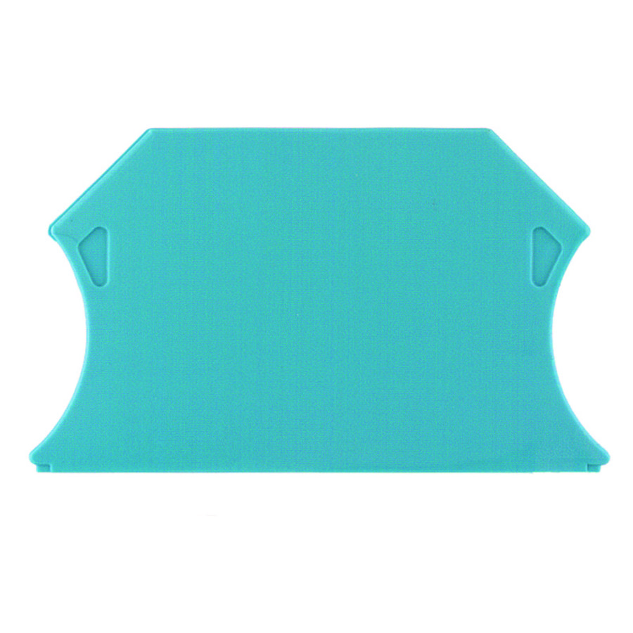 Afsluit- eindplaat blauw h:56mm b:1.5mm V-0 Wemid VVE=50