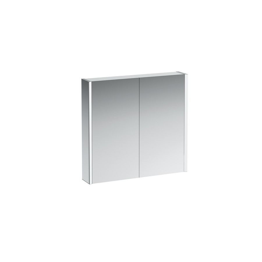 Toiletkast 800x150mm led 2x2-zijdige spiegeldeur