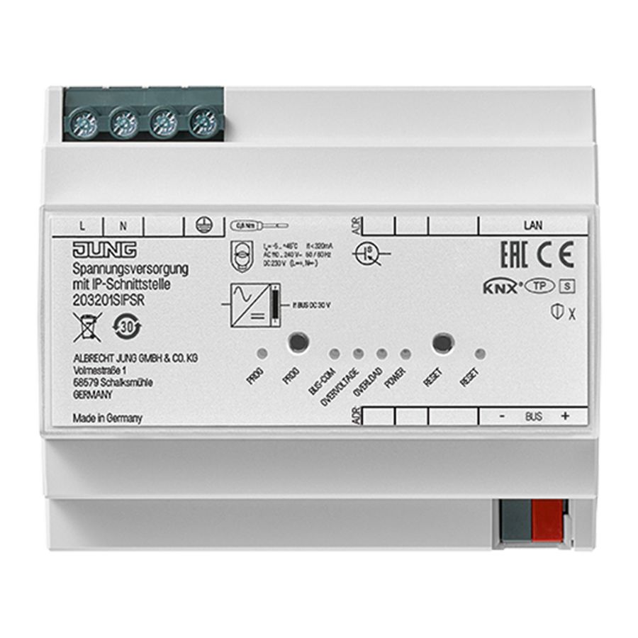 Voeding 320mA + IP gateway Secure KNX