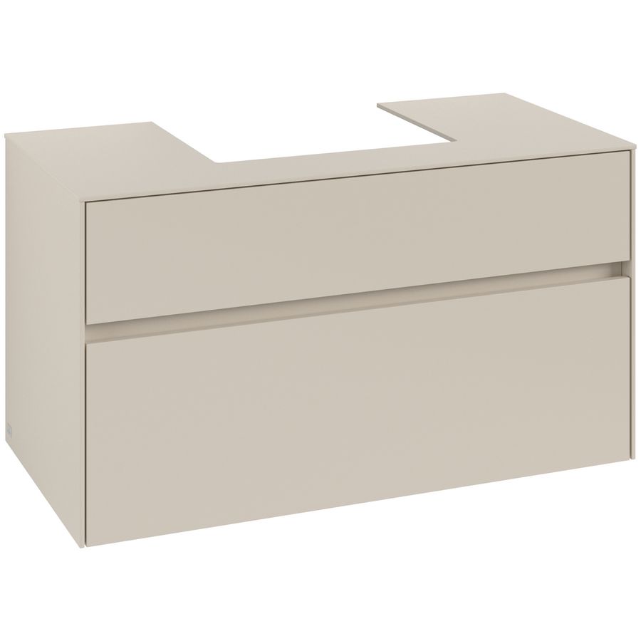 Wastafelonderkast Collaro 1000x548x500mm Cashmere Grey C016B0VN