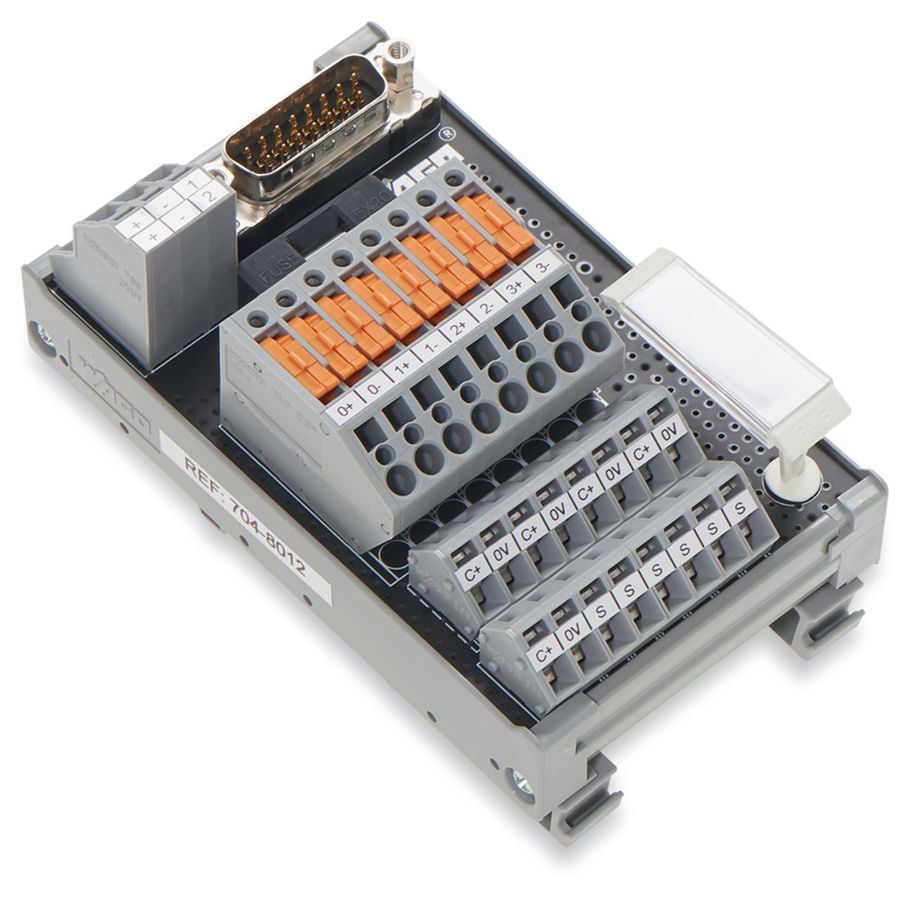 Interfacemodule systeembekabeling Sub-Min-D Male steker