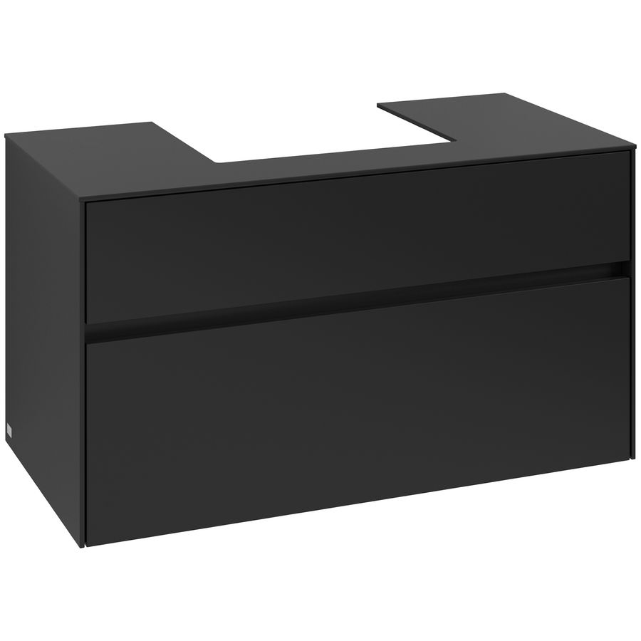 Wastafelonderkast Collaro 1000x548x500mm Volcano Black C016B0VL