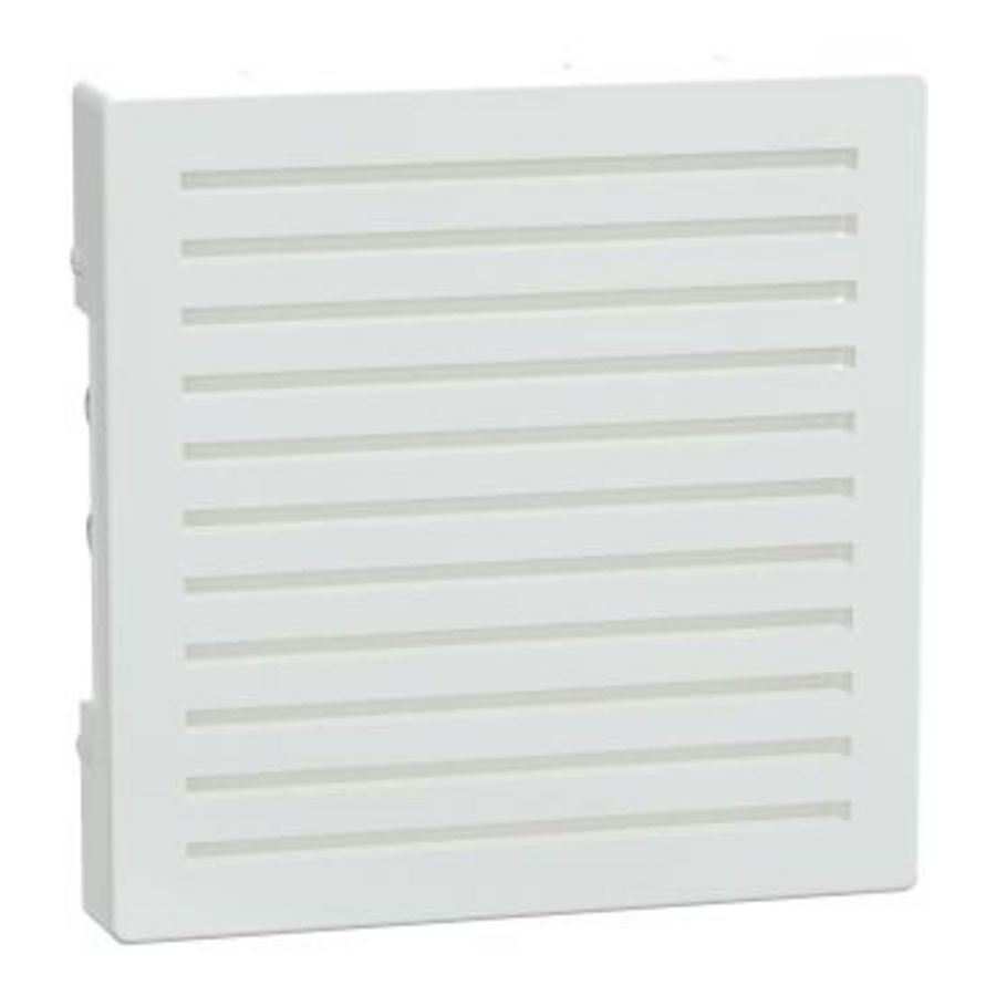 Afdekplaat Merten System m voor luidspreker actief wit