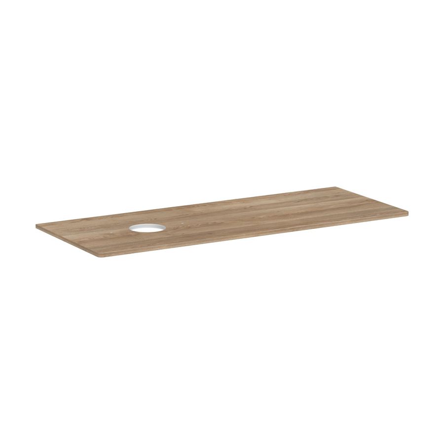 Console 1360x550mm m uitsp. L Waskom zonder kraangat Xelu Q