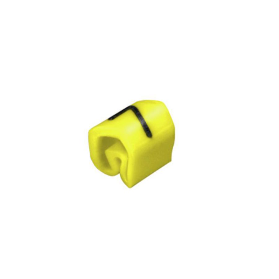 Kabelcoderingsyst. geel geleider O.D.1.3-3mm PVC VVE=200