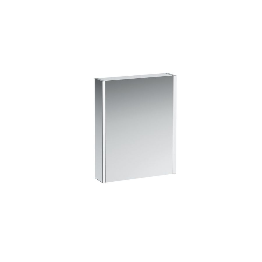 Toiletkast 600x150mm led 2-zijdige spiegeldeur l zijkant wit