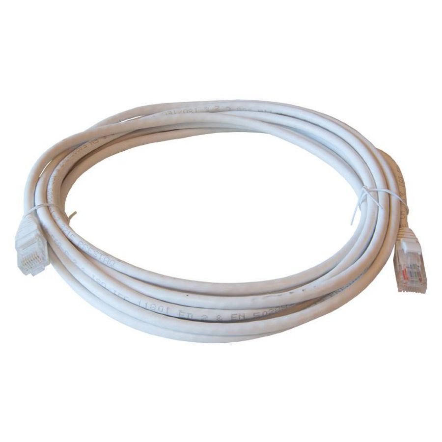 Patchkabel / netwerkkabel CAT5e UTP PVC molded wit 5.0meter