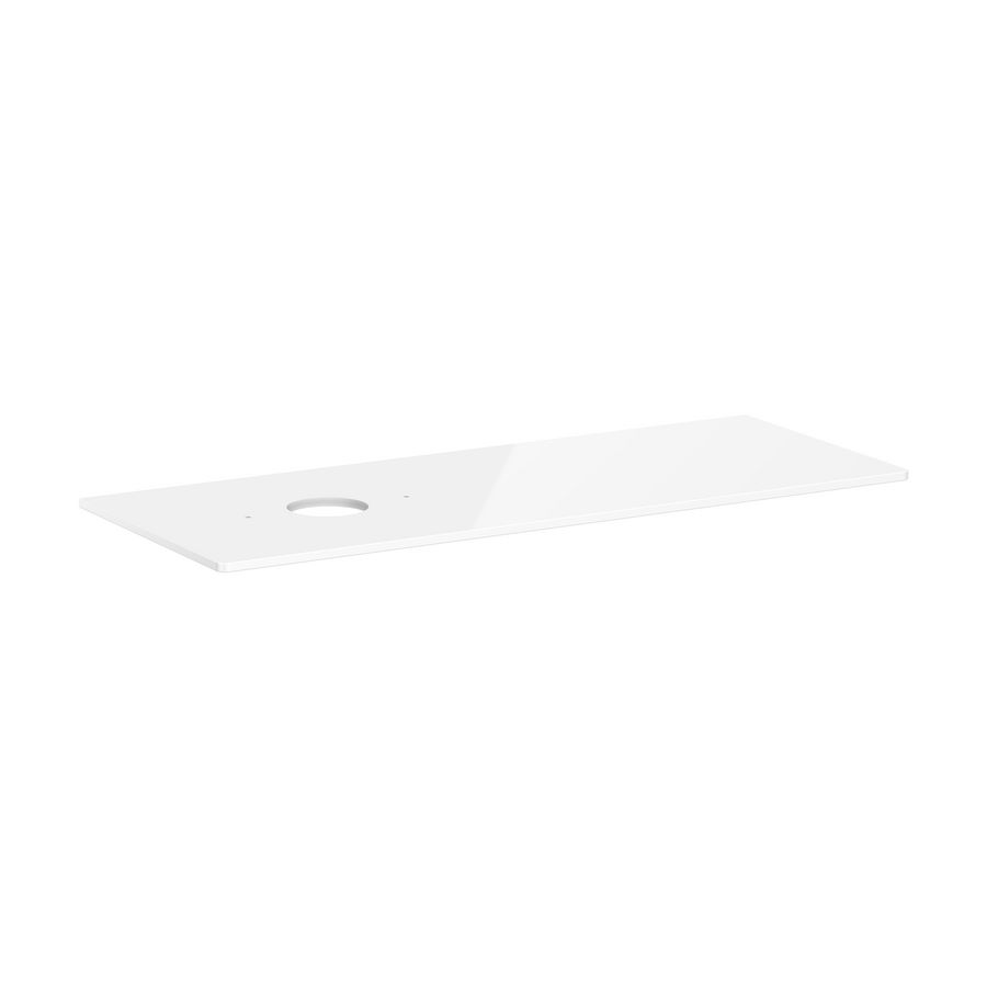 Console 1360x550mm m uitsp. L Waskom zonder kraangat Xelu Q