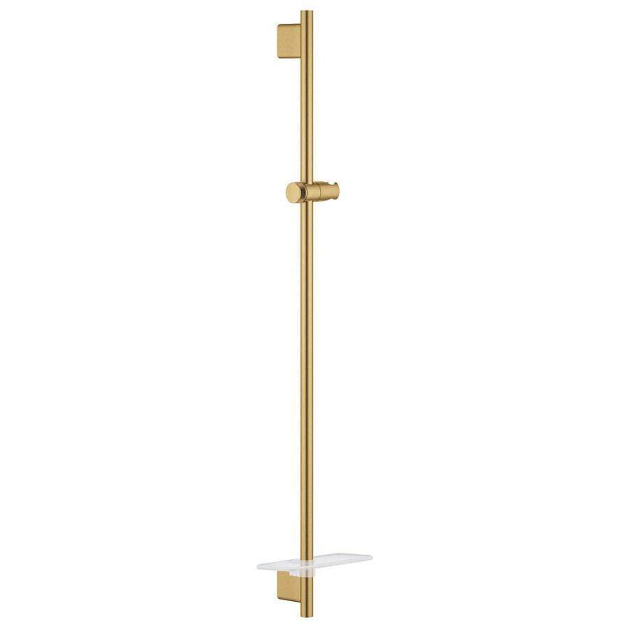 Glijstang Rainshower smartactive 900mm + zeepschaal cool sunrise geborsteld (mat goudkleurig)