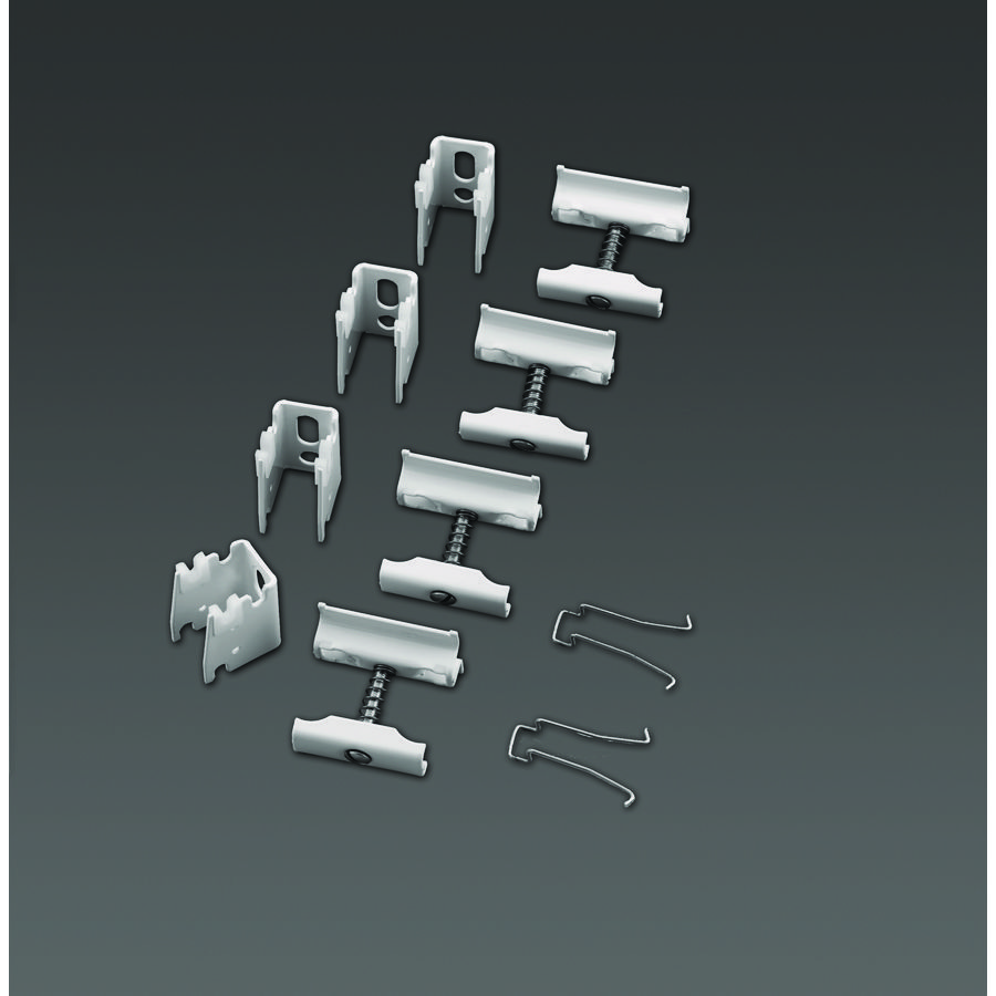 Set a 10st. CVD0 beugels incl. ophangring RAL9016 774901