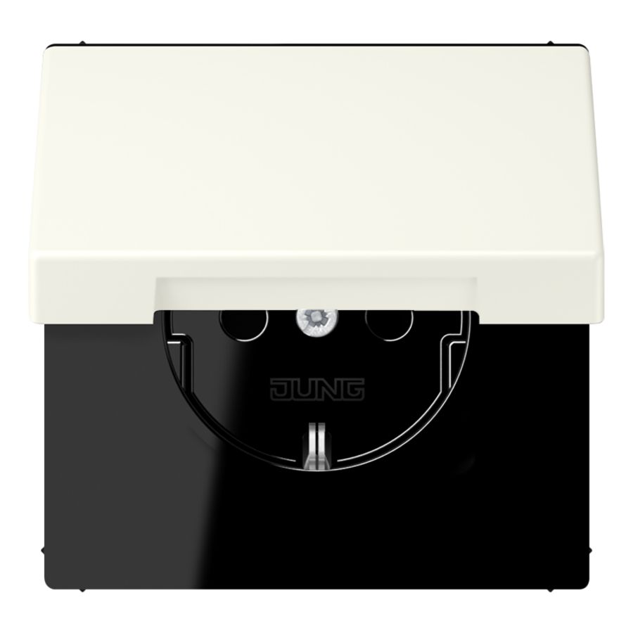 Wandcontactdoos R/A klapdeksel slagvast S+ LC4320B
