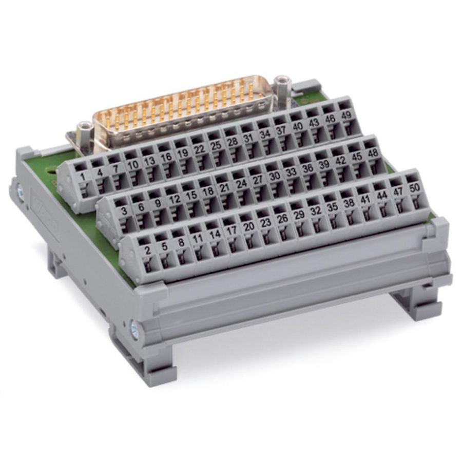 Interfacemodule Sub-Min-D Male steker 289-544