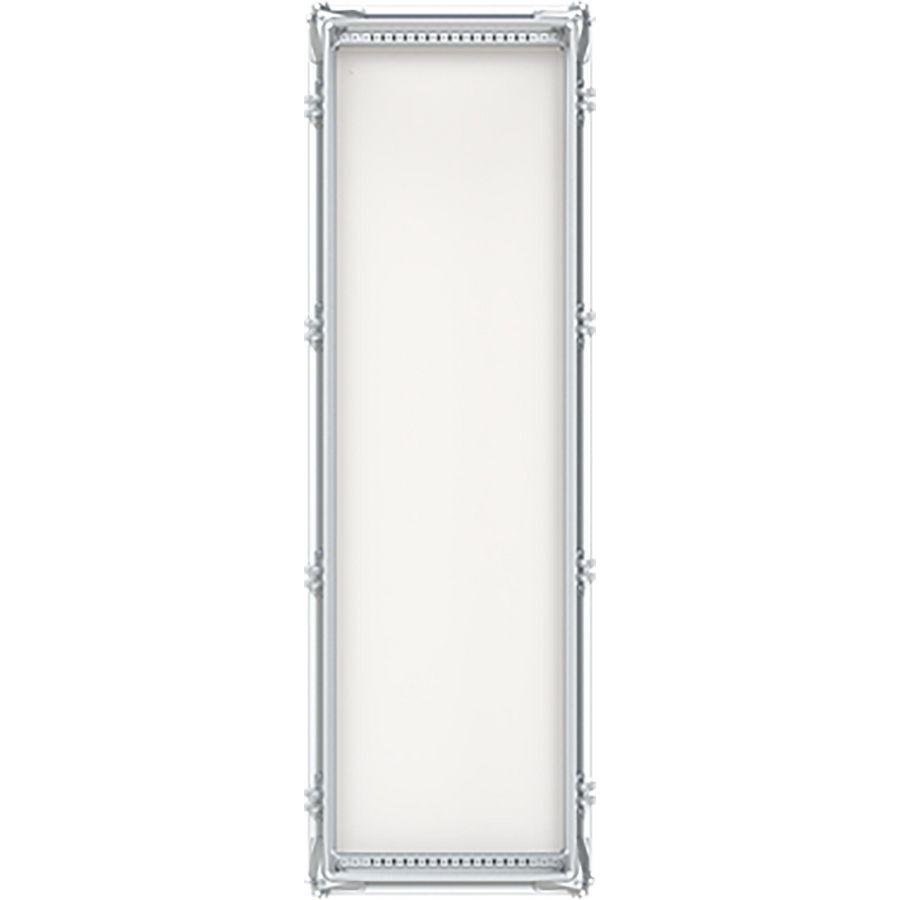 Kast alleen met achterwand 2PW/12GU/D4 RAL7035