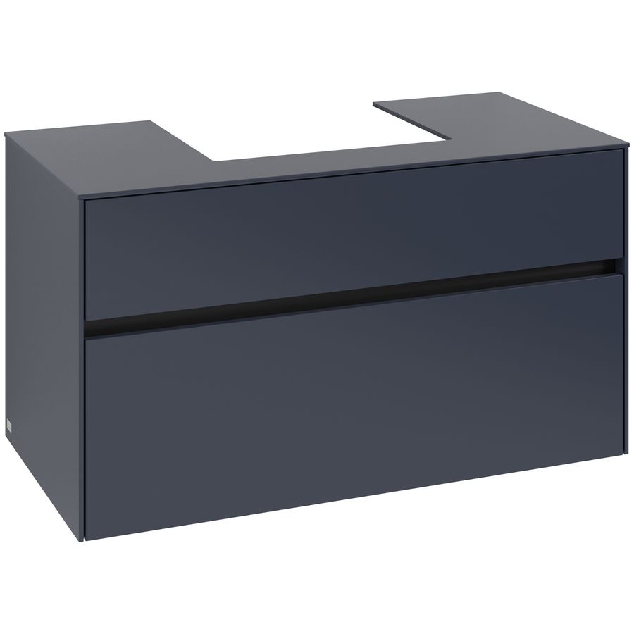 Wastafelonderkast Collaro 1000x548x500mm Marine Blue C01600VQ