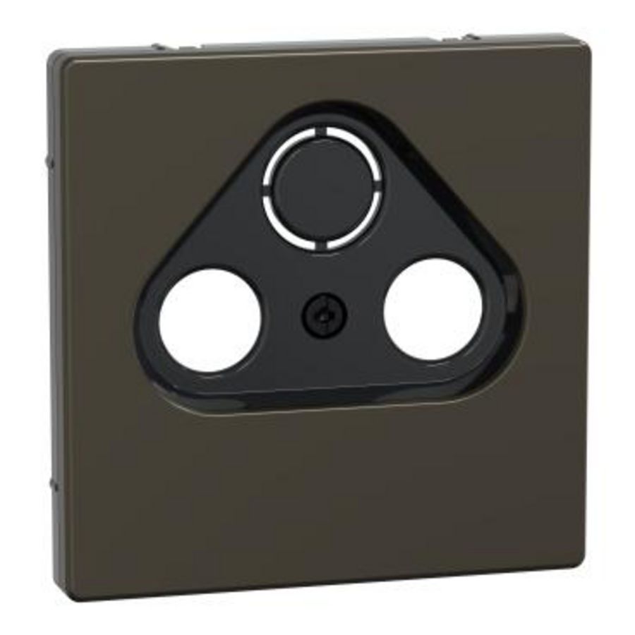 Centraalplaat CAI Mocca metallic Systeem D