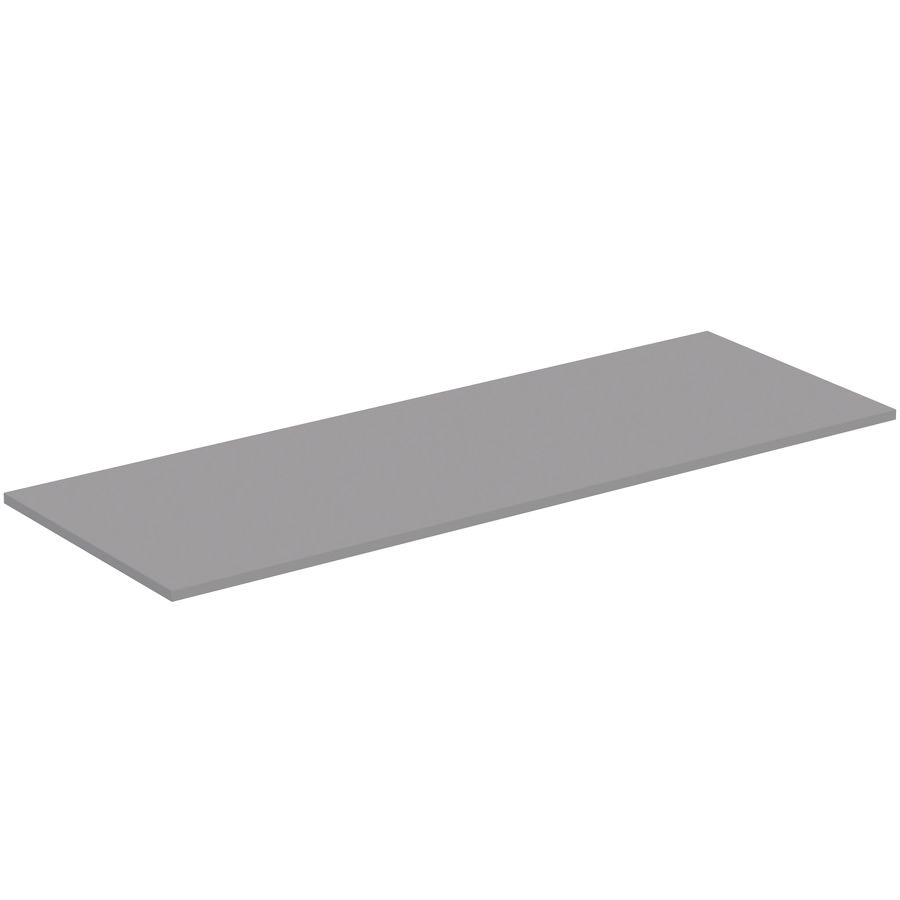 Afdekblad hout I.LIFE-B zonder uitsnijding 1404x505x18mm mat grijs