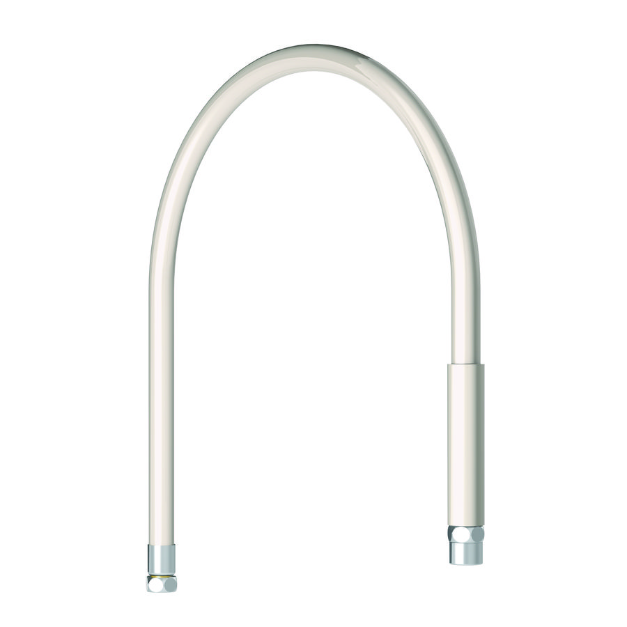 Slang geschikt voor voeding FF1/2" wit L. 2,00 m