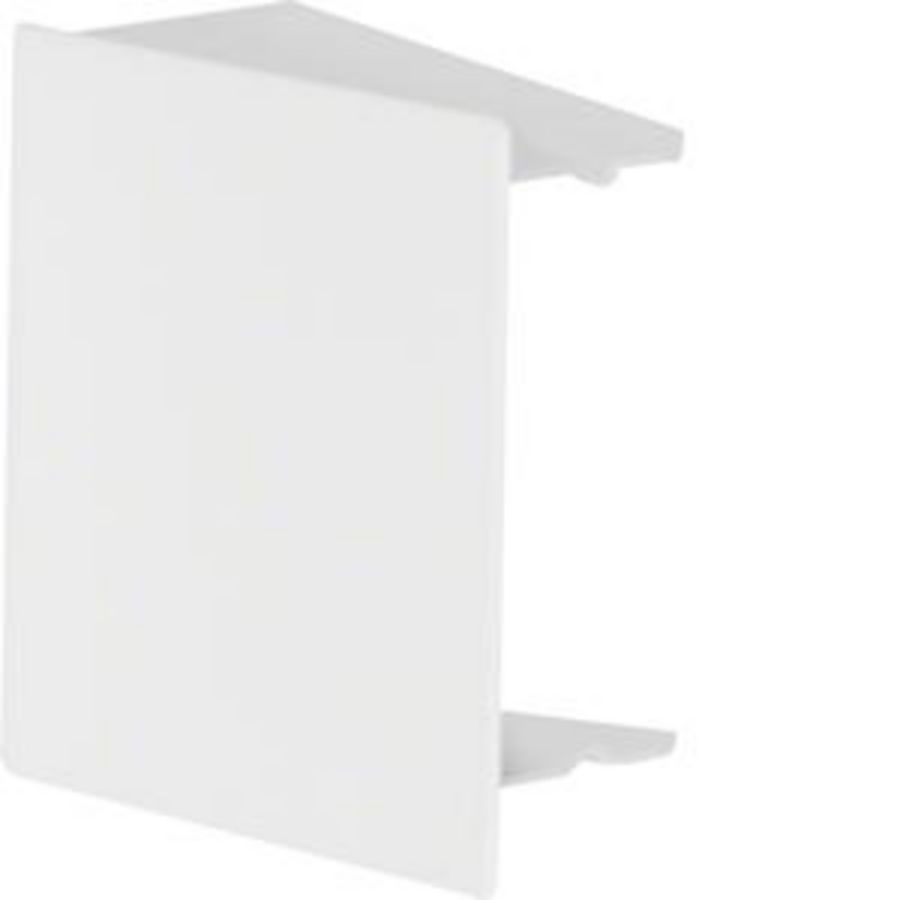 Eindplaat voor goot 60x60mm LFS verkeerswit
