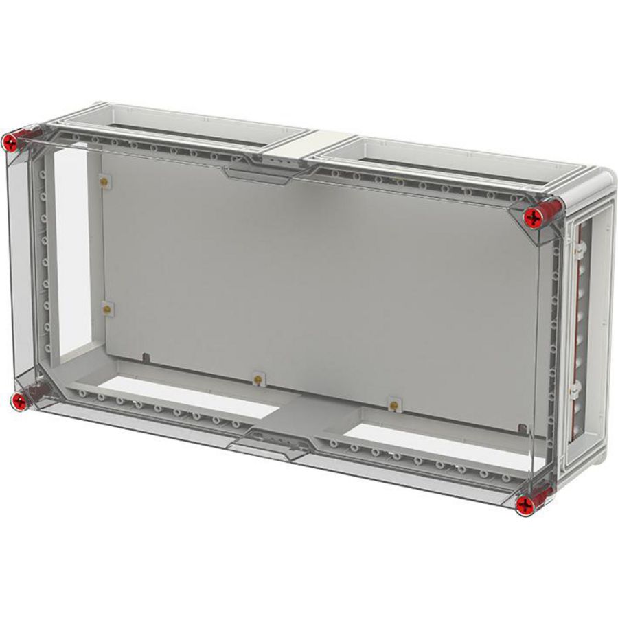 Installatiekast VMS 63 grondplaat transparant deksel
