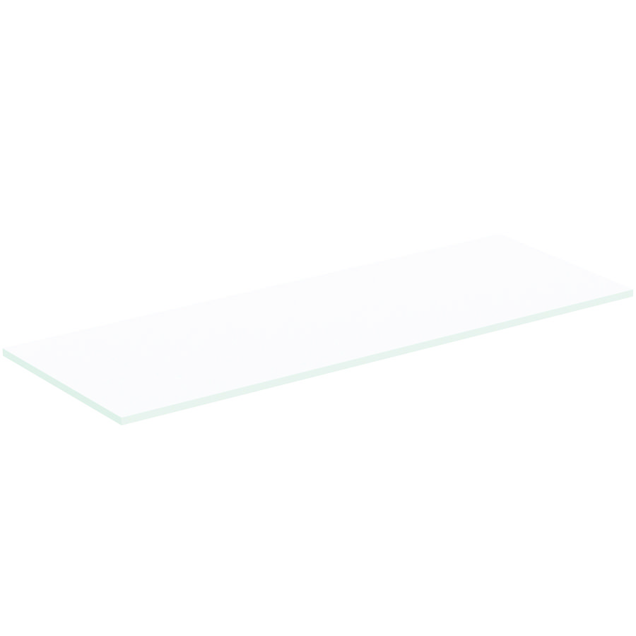 Afdekblad hout I.LIFE-B zonder uitsnijding 1404x505x18mm mat wit