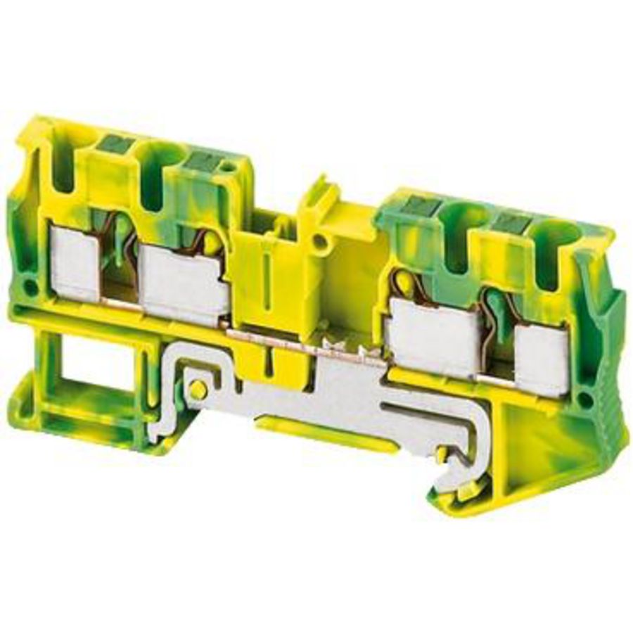 Aardingsklemmenblok 4mm² Groen / geel Linergy VVE=50