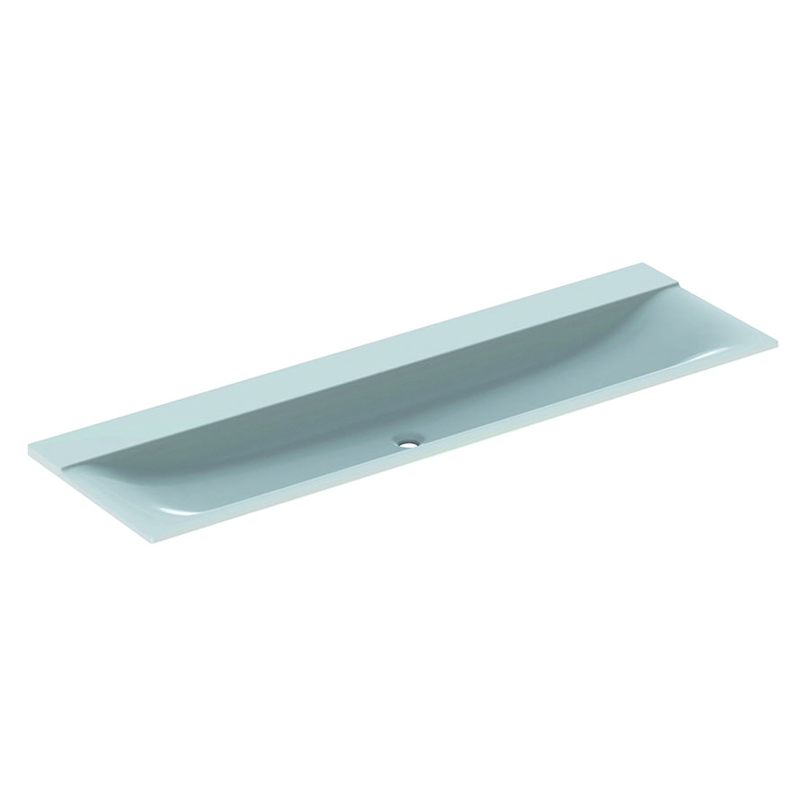 Xeno2 meubelwastafel 160x48cm wit varicor zonder kraangat zonder overloop