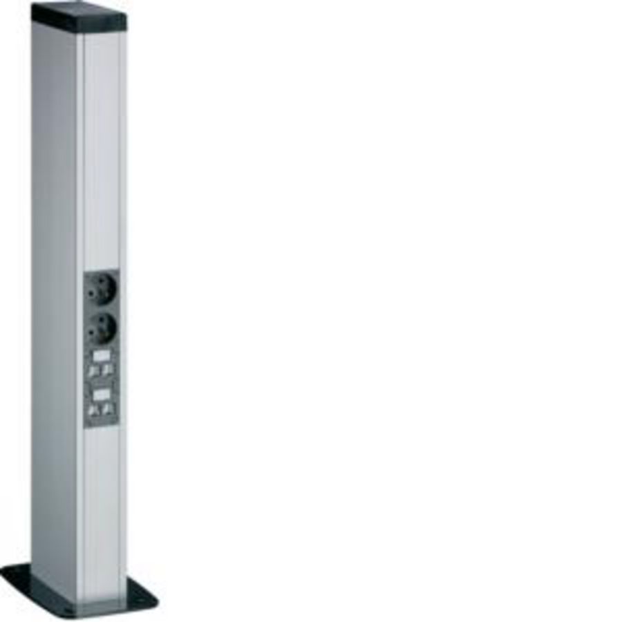 Vloerzuil dubbel DAP systo 45mm lengte 650mm natuurgeelox.