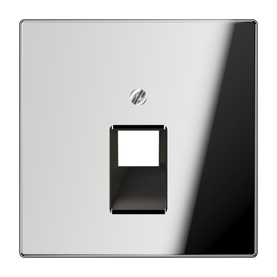 Afdekking gl,chroom voor UAE data 1-voudig LS