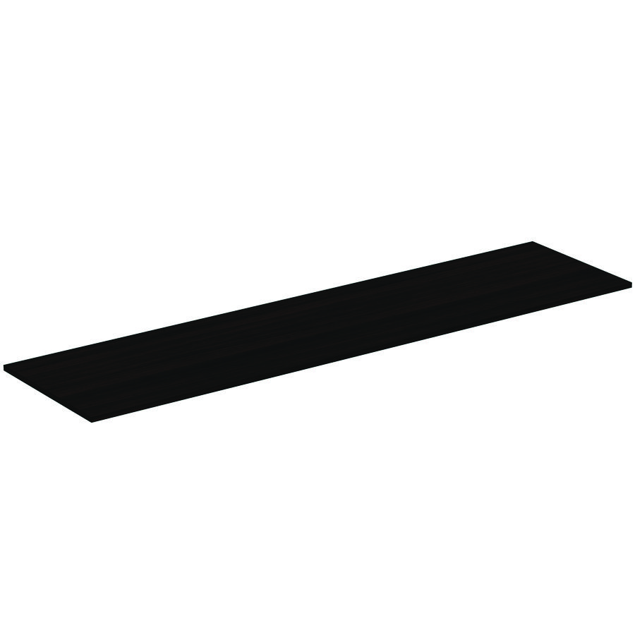 Afdekblad hout I.LIFE-B zonder uitsnijding 2004x505x18mm coffee donker eik
