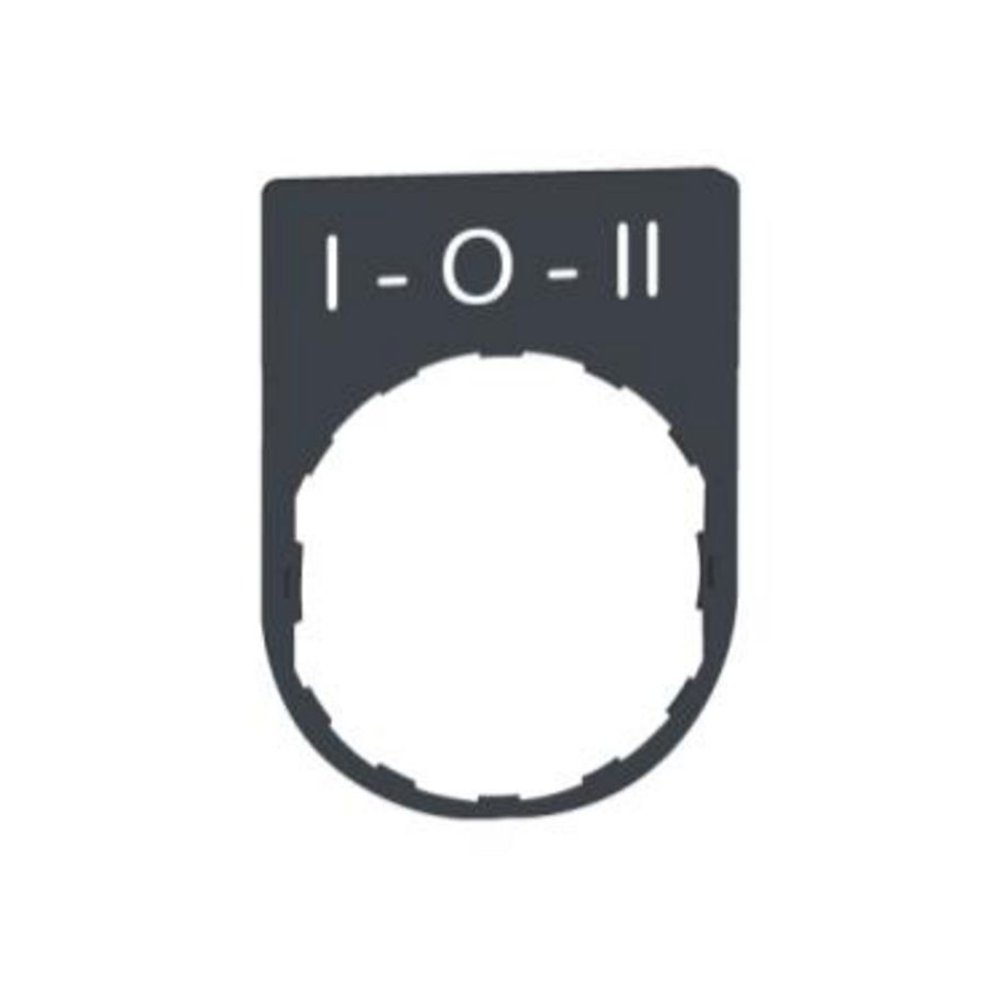 Legendahouder Met I-O-II markering Harmony XB5 VVE=10